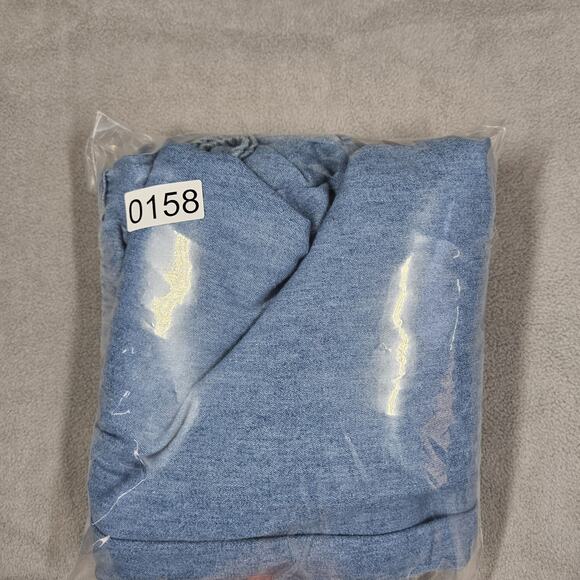 Vintage Willow Ridge Denim Dress Womens 14 Maxi Cottagecore Western 90s Prairie - Picture 14 of 14